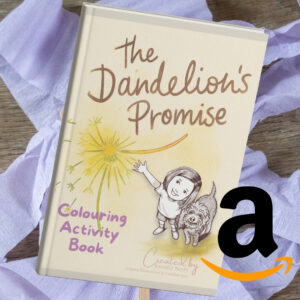 Read, colour, reflect, and connect with The Dandelion’s Promise Companion Mindful Activity Book — now available in a beautiful physical edition through Amazon.